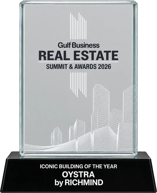 Gulf Business Real Estate Summit trophy